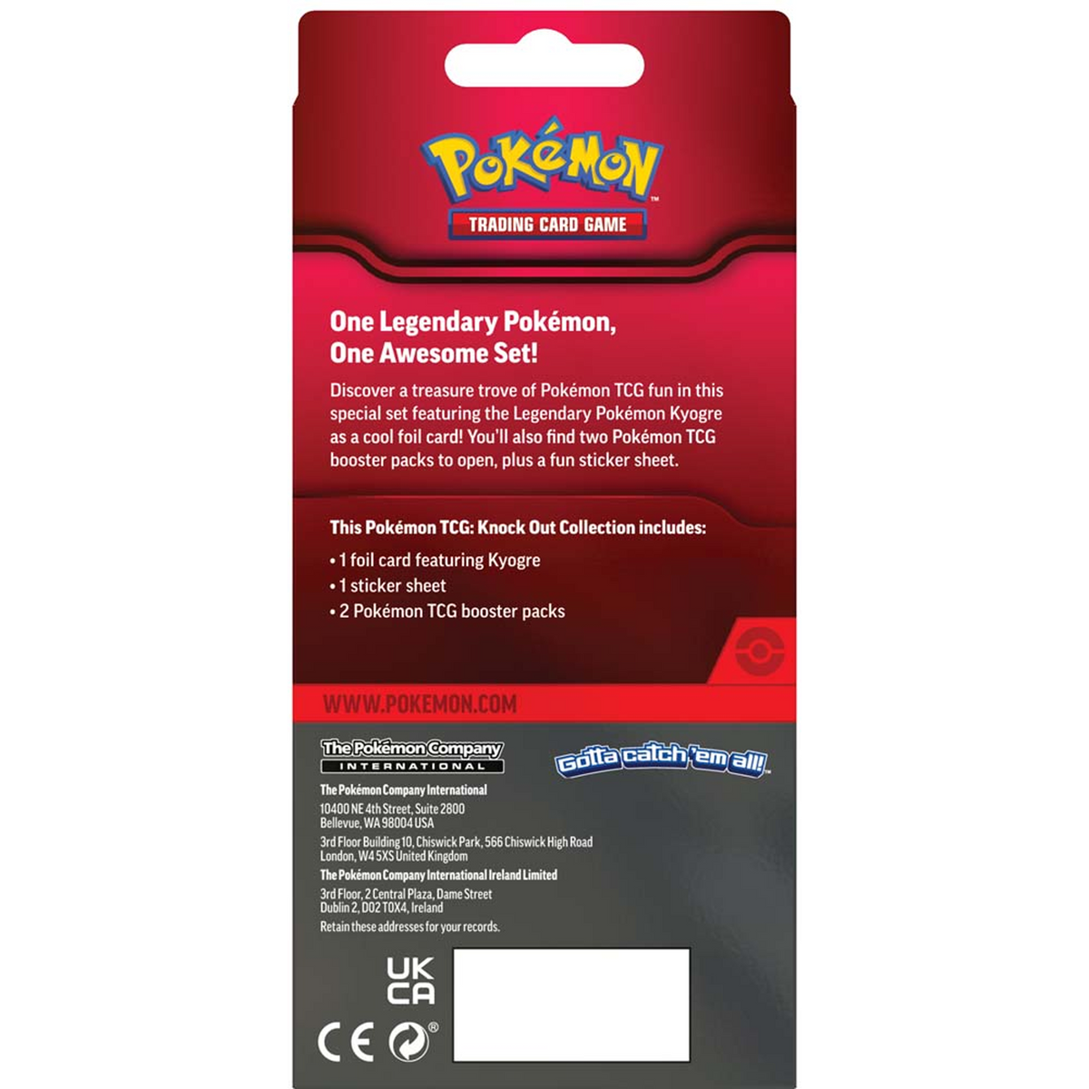 Pokemon TCG - Knock Out Collection - Kyogre