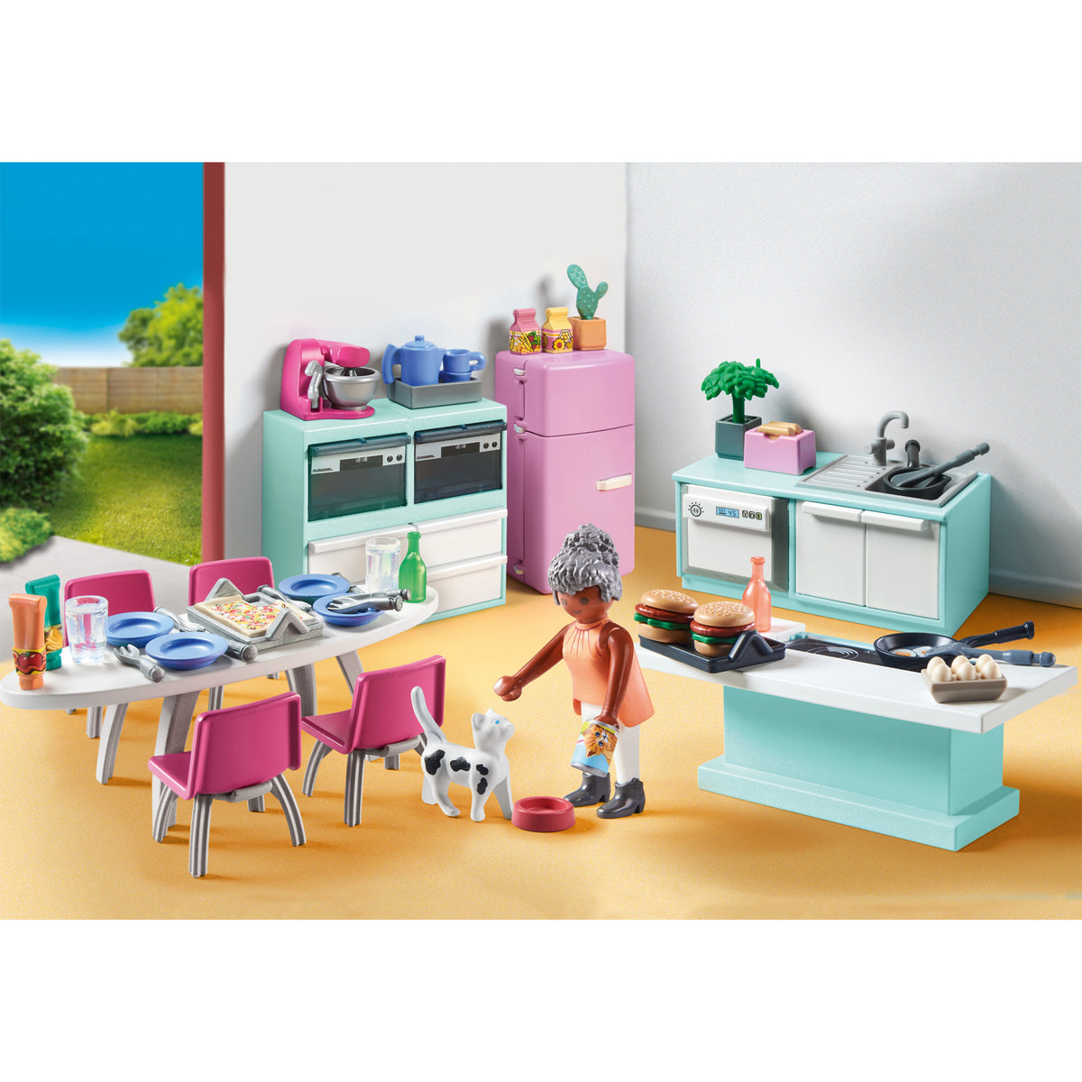 Playmobil Kitchen with dining place