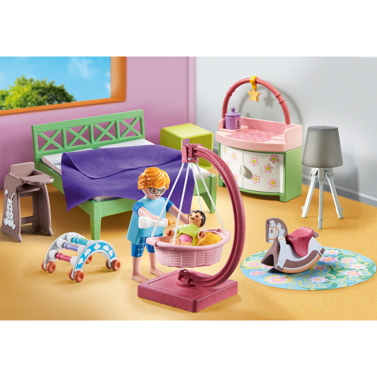 Playmobil Sleeping Room with Baby Play Corner
