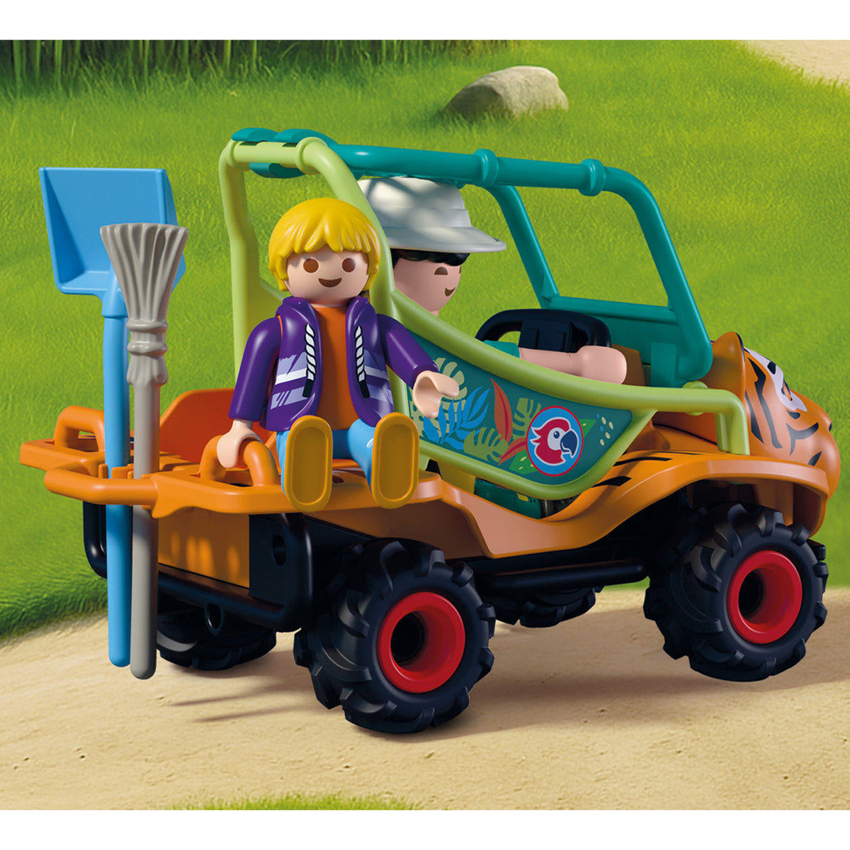 Playmobil Zoo Zookeeper with vehicle
