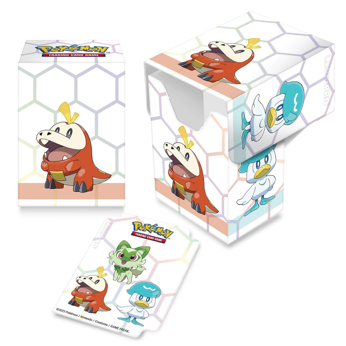 Pokemon TCG Ultra Pro - Paldea First Partners - Deck Protector / Box Combo