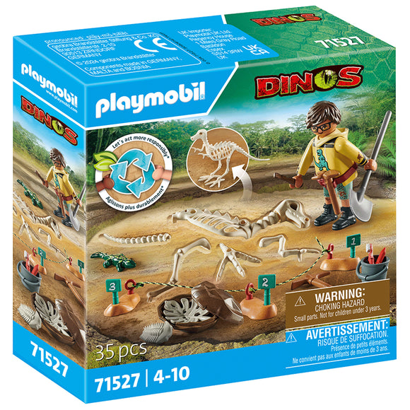 Playmobil Archaelological Dig with Dino Skeleton