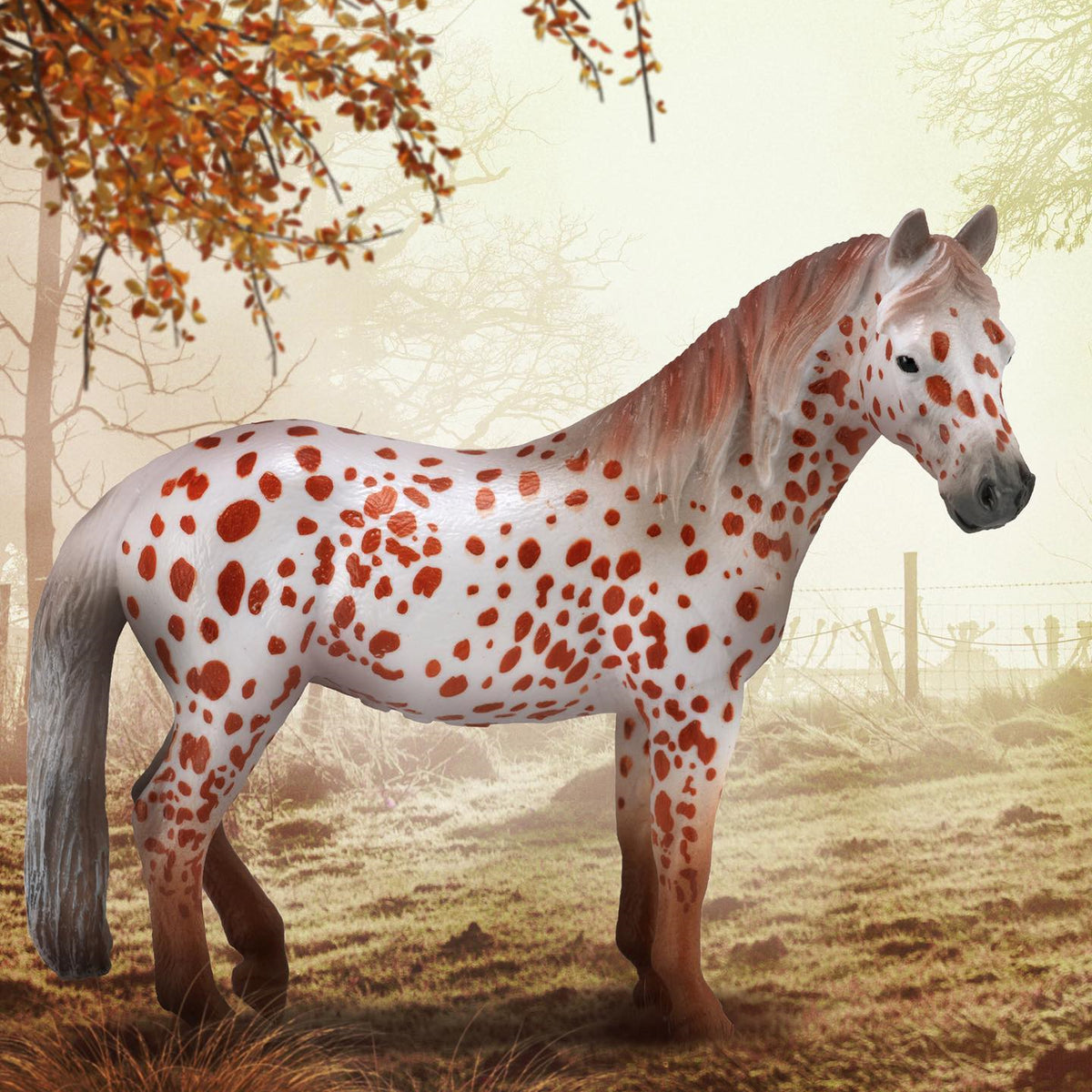 CollectA British Spotted Pony Mare Chestnut Leopard