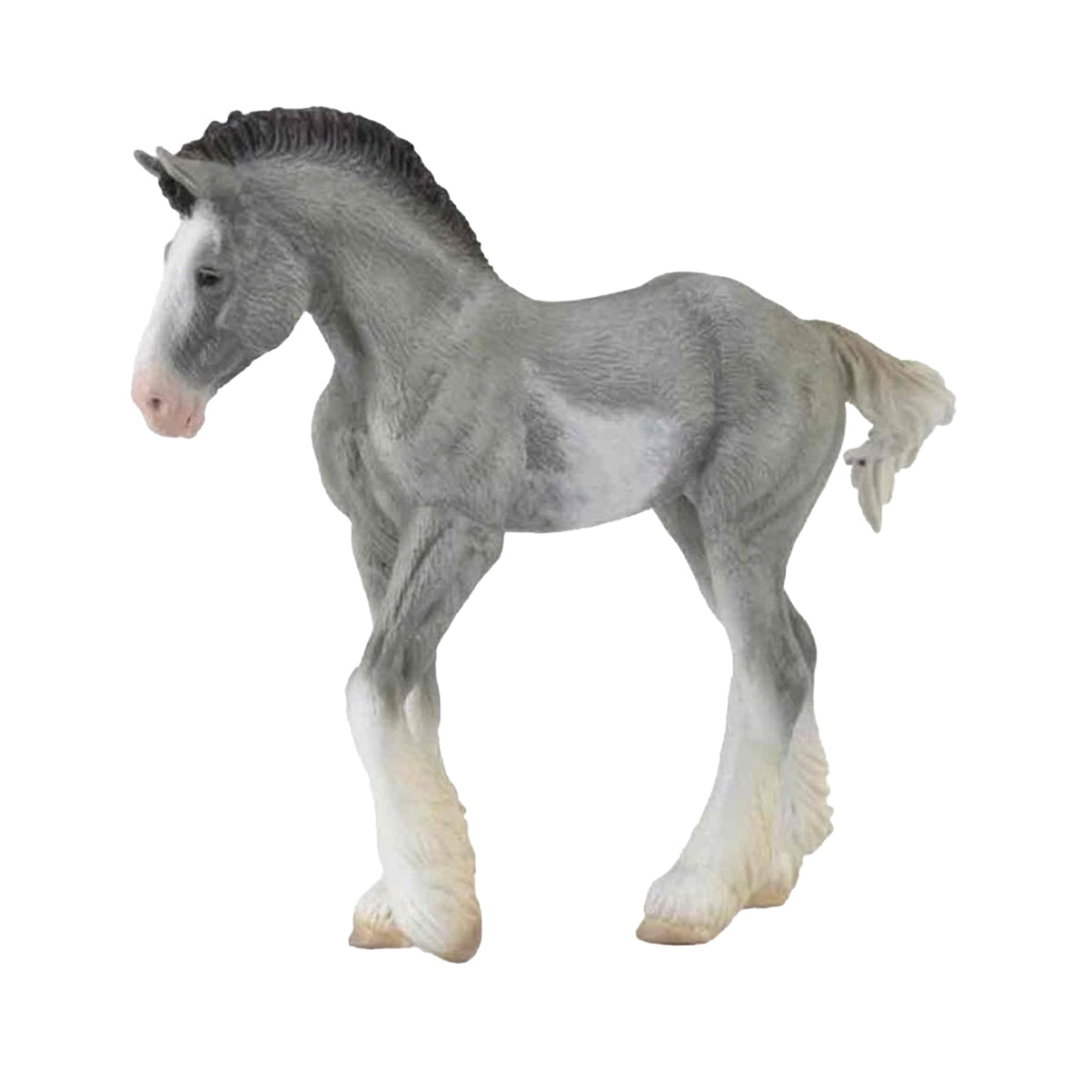 CollectA Clydesdale Foal Black Sabino