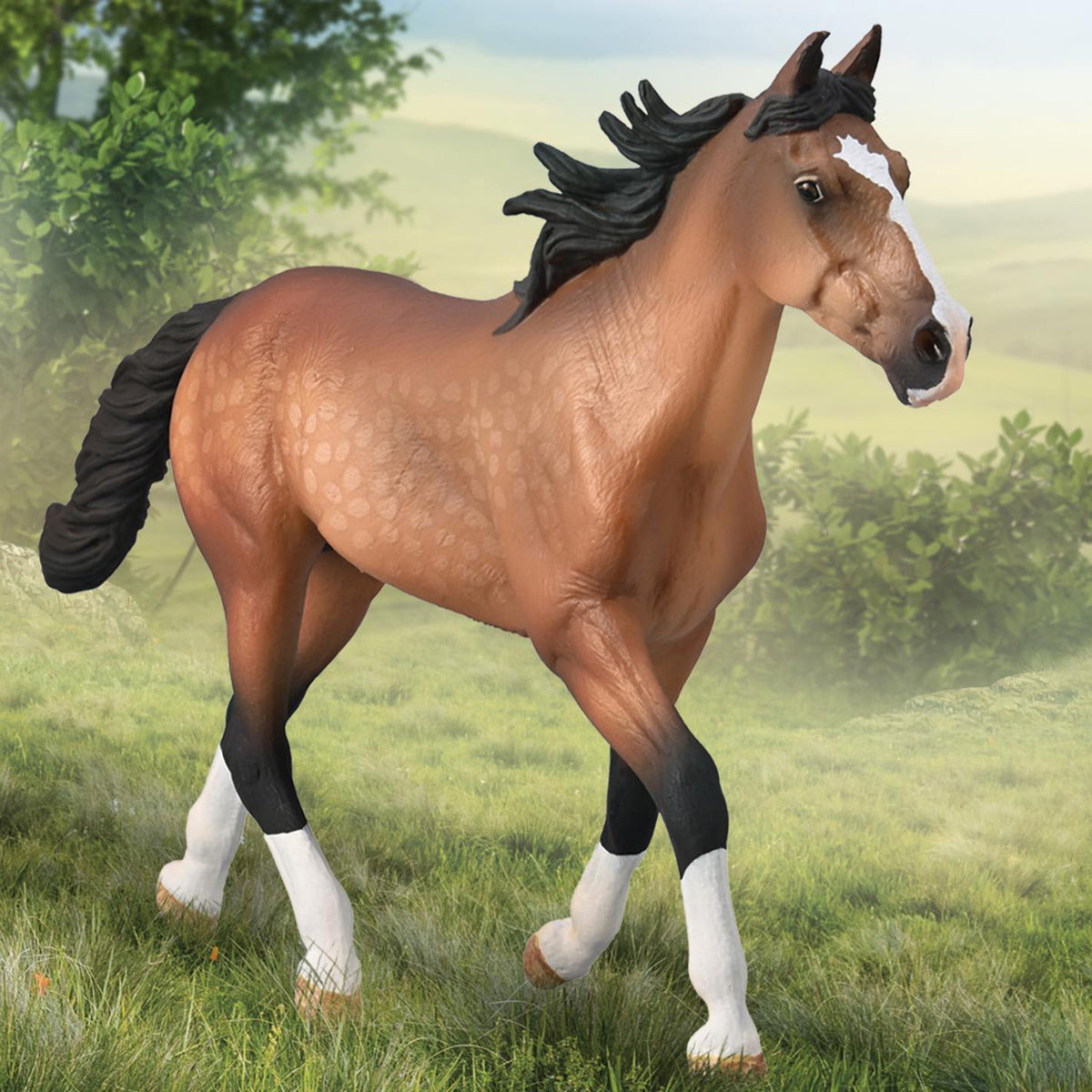 CollectA Standardbred Pacer Stallion Bay