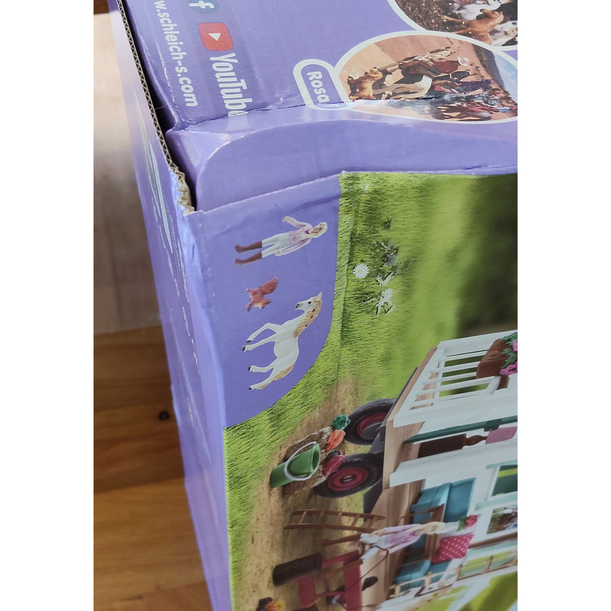 Schleich Caravan for Secret Club Meetings - Damaged Box