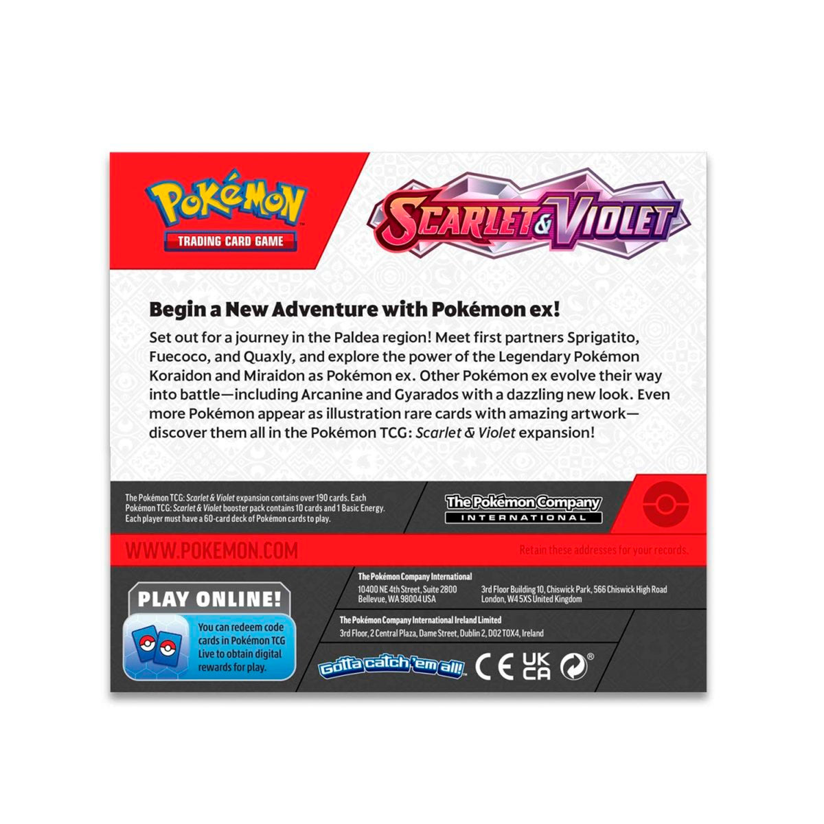 Pokemon TCG Scarlet & Violet - x36 Boosters SEALED BOX