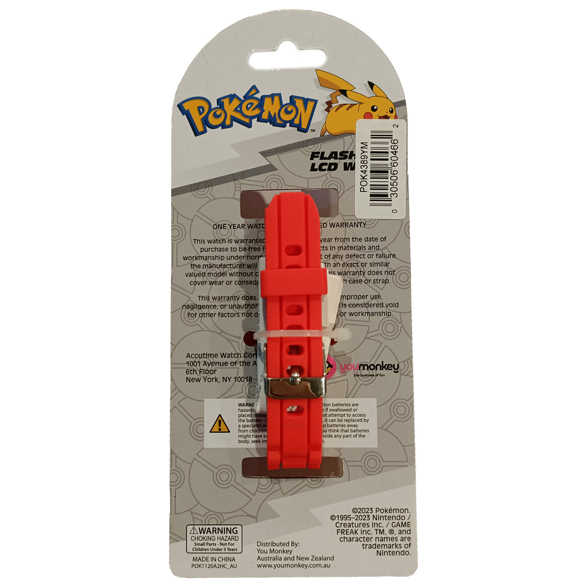 Pokemon Light Up Digital Watch