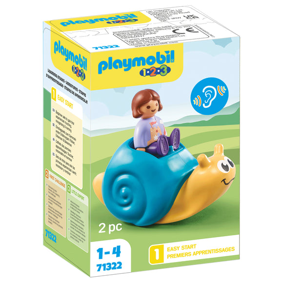 Playmobil 1.2.3 Rocking Snails with Rattle Feature