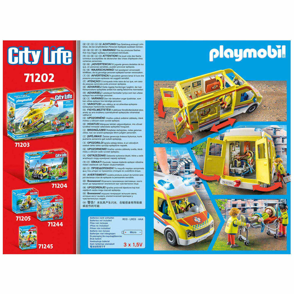 Playmobil Ambulance with Lights and Sound