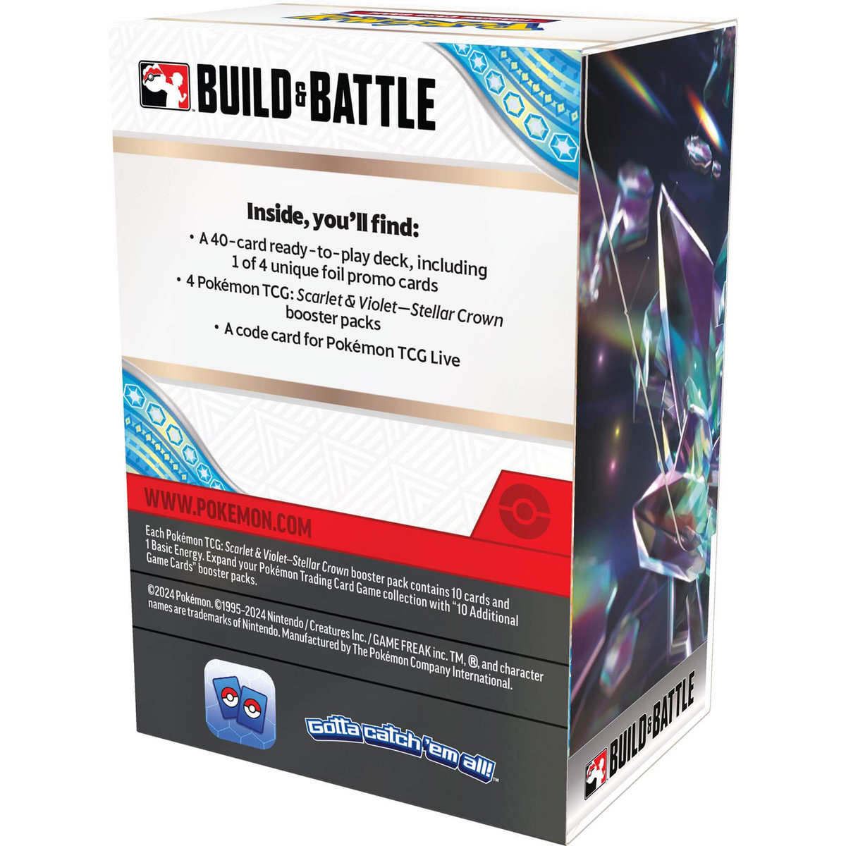 Pokemon TCG Scarlet & Violet - Stellar Crown Build & Battle Box