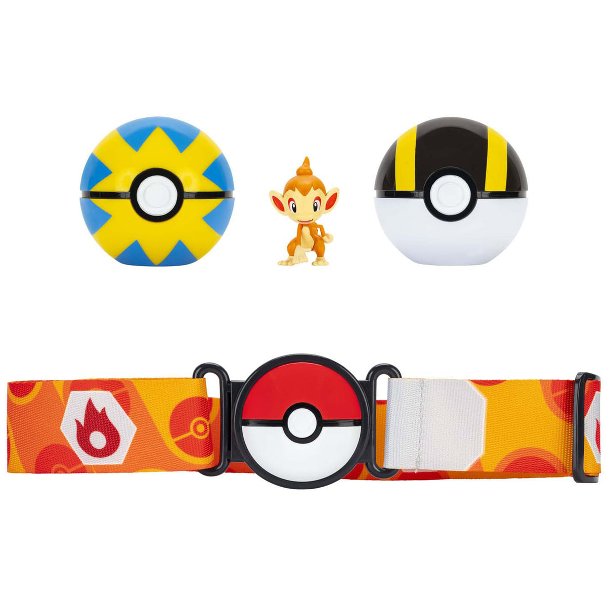 Pokemon Clip'n'Go Pokeball Belt Set - Chimchar