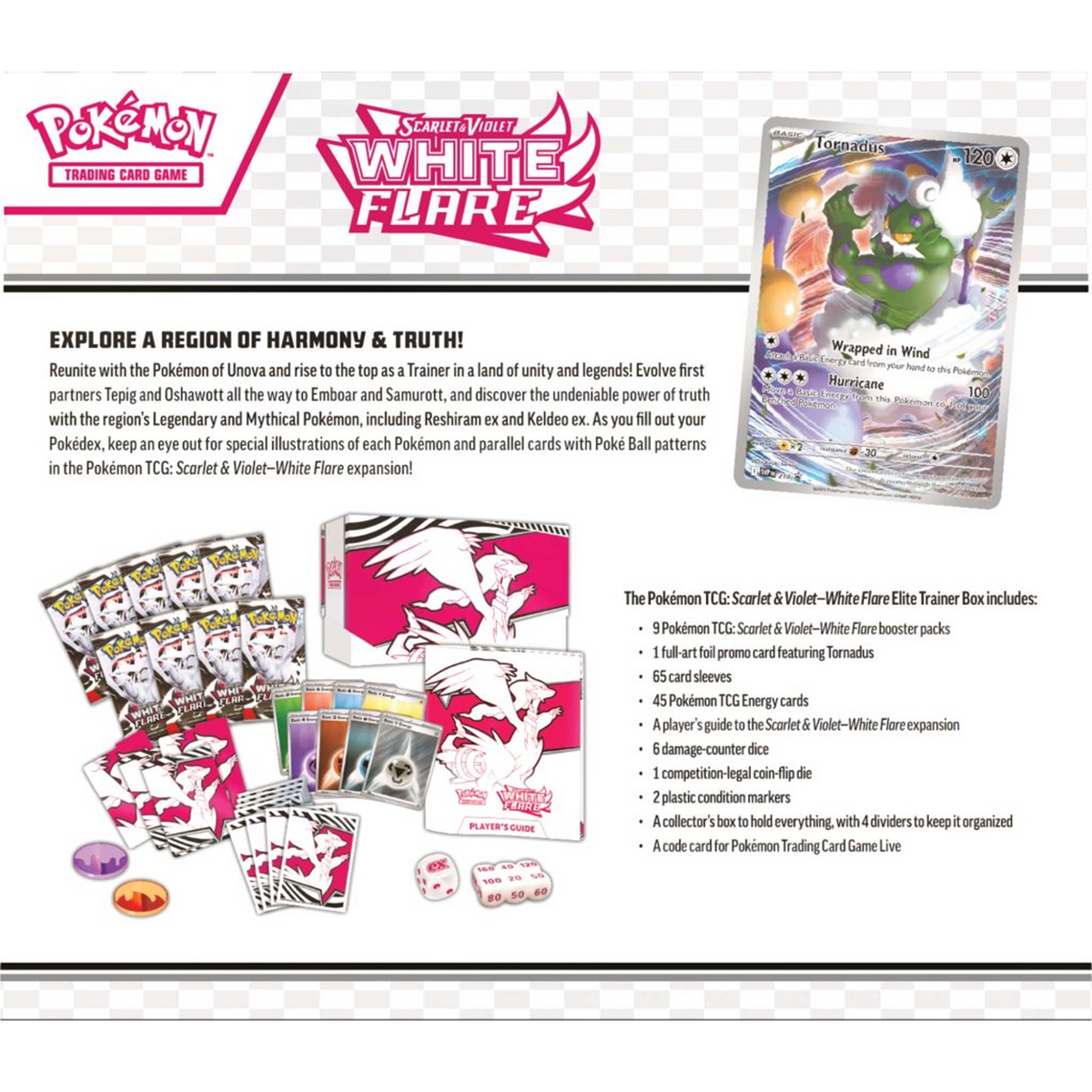 Pokemon TCG Scarlet & Violet - White Flare Elite Trainer Box