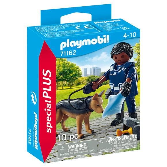 Playmobil Special Plus Policeman with Sniffer Dog