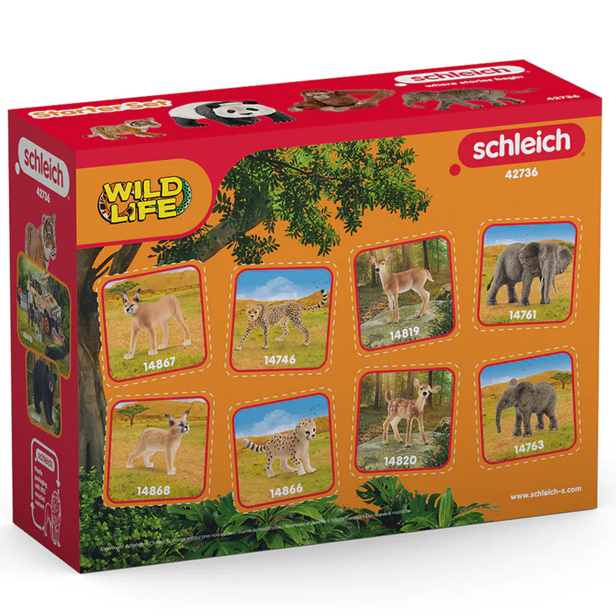Schleich Wild Life Asia Starter Set 2025