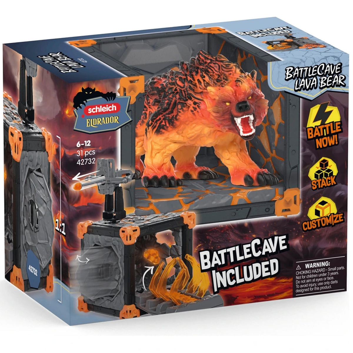 Schleich BattleCave Lava Bear
