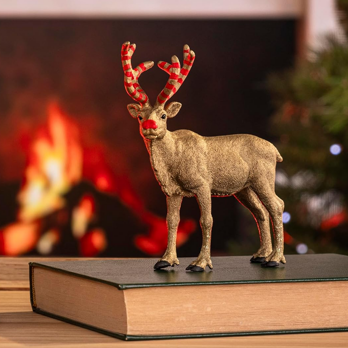 Schleich Gold Christmas Reindeer
