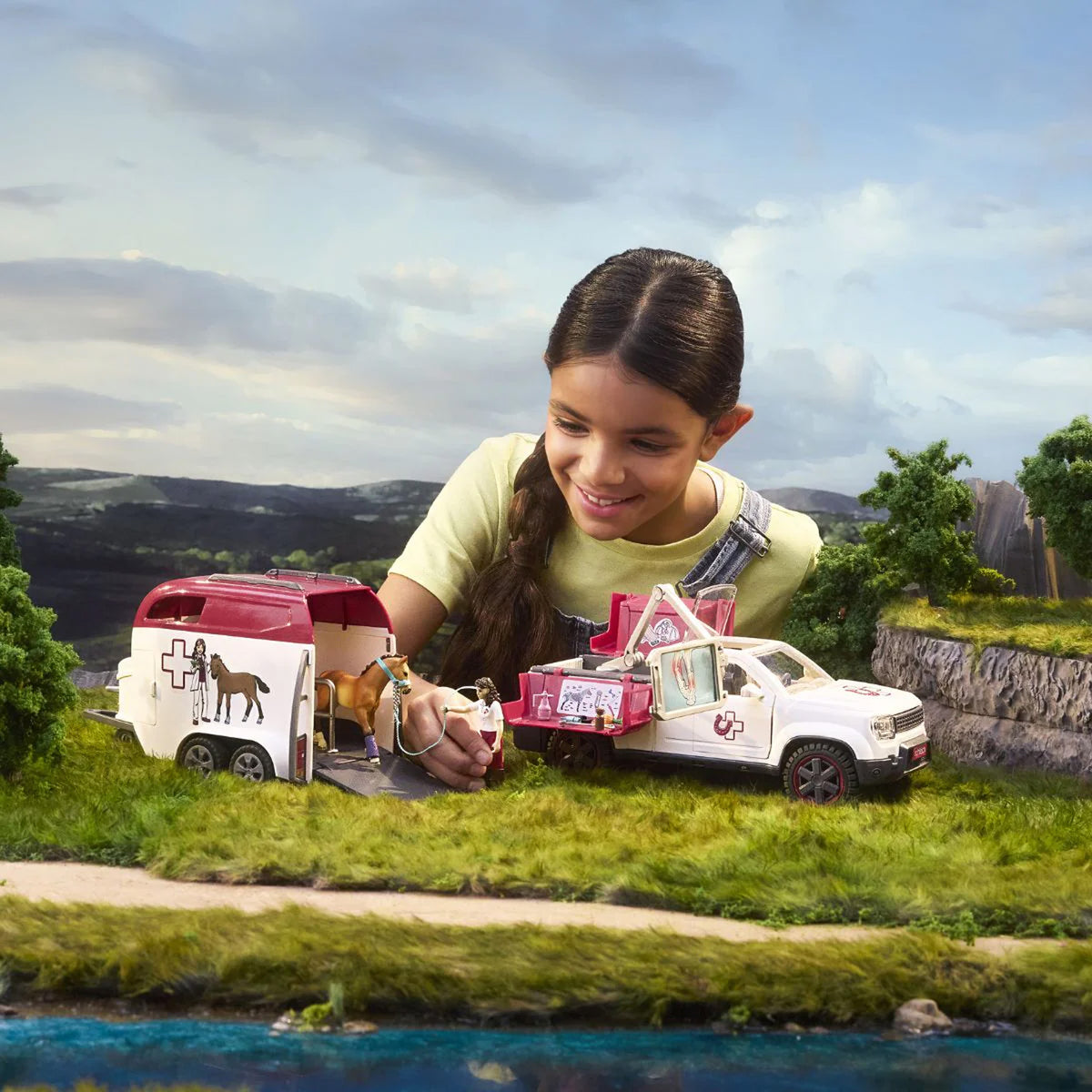 Schleich Mobile Vet with Trailer
