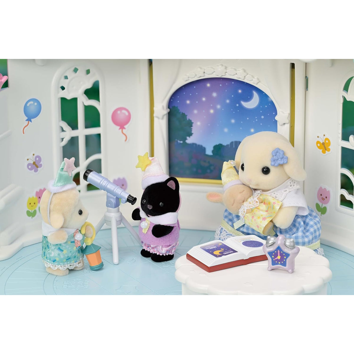 sylvanian-families-nursery-friends-sleepover-party-trio-animal