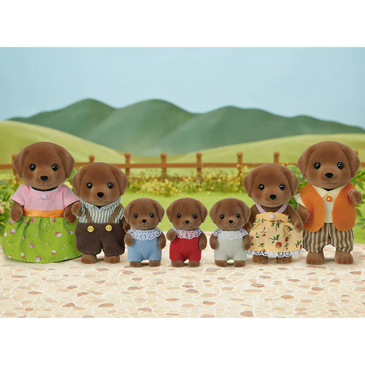 Sylvanian Families Chocolate Labrador Family