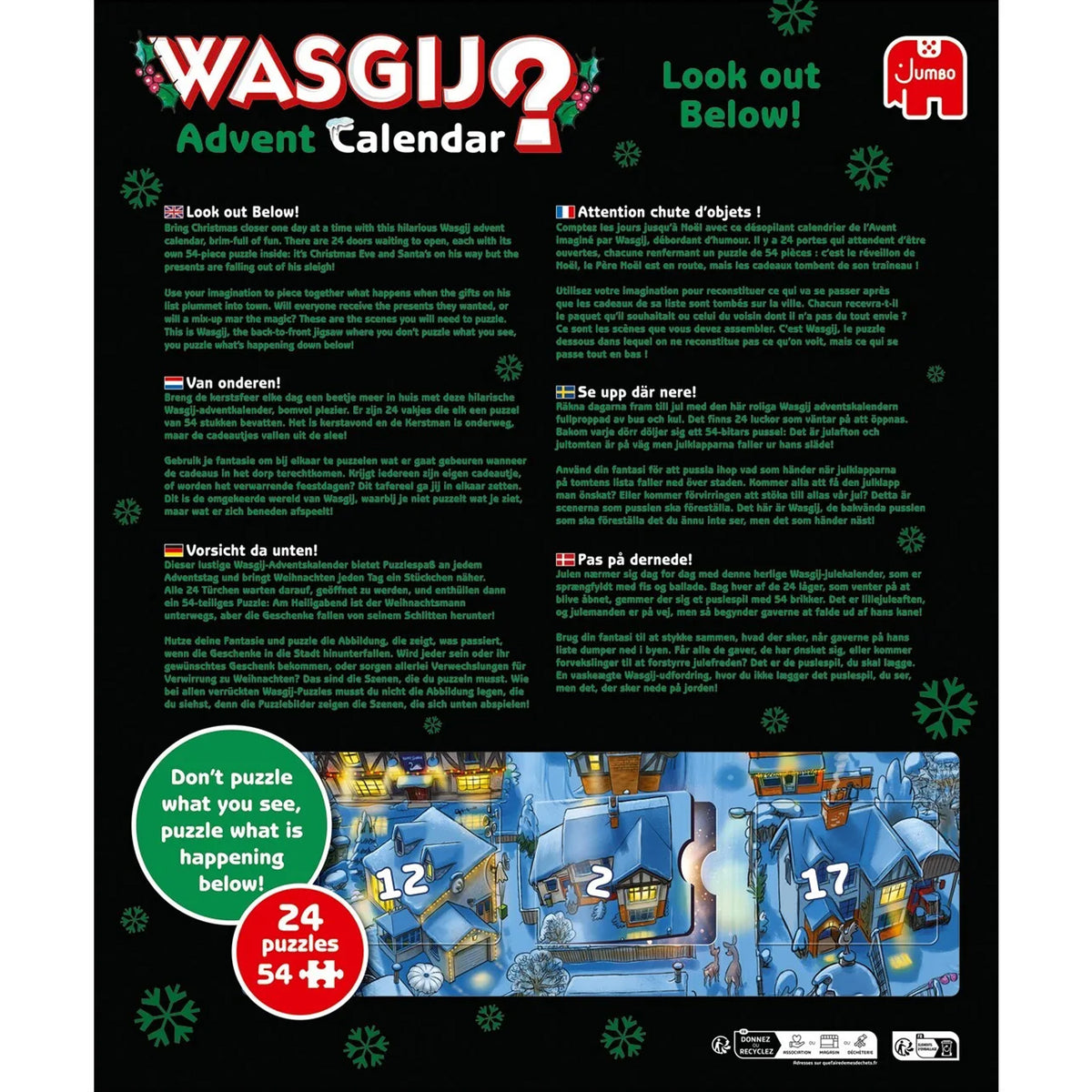Wasgij Advent Calendar - 24 x 54 pc