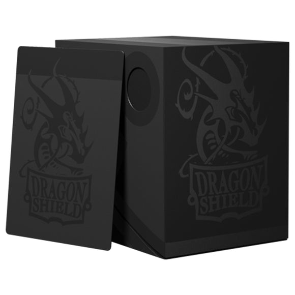 Dragon Shield Double Deck Shell - Black/Black