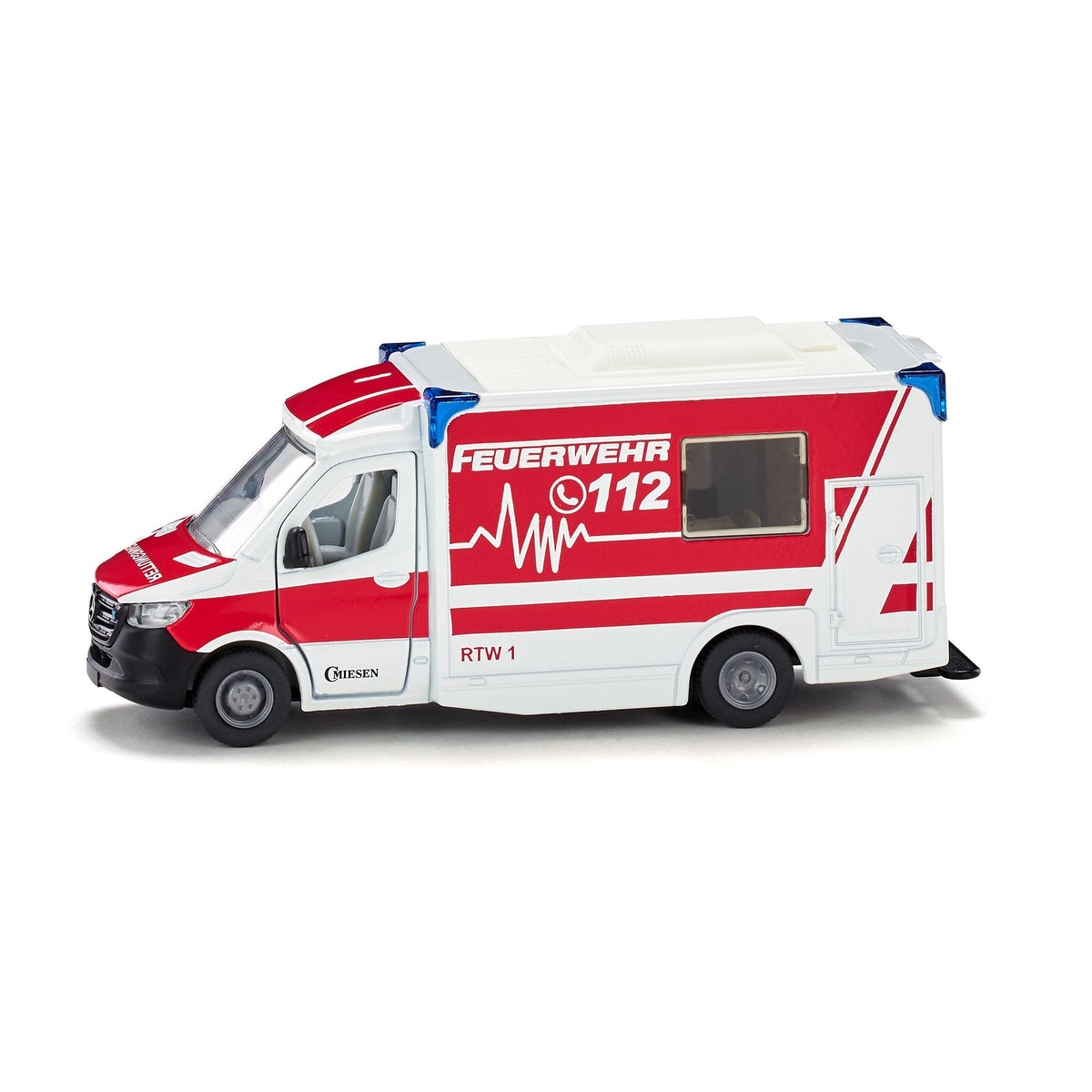Siku 1:50 Mercedes-Benz Sprinter Miesen Type C Ambulance-SKU2115-Animal Kingdoms Toy Store