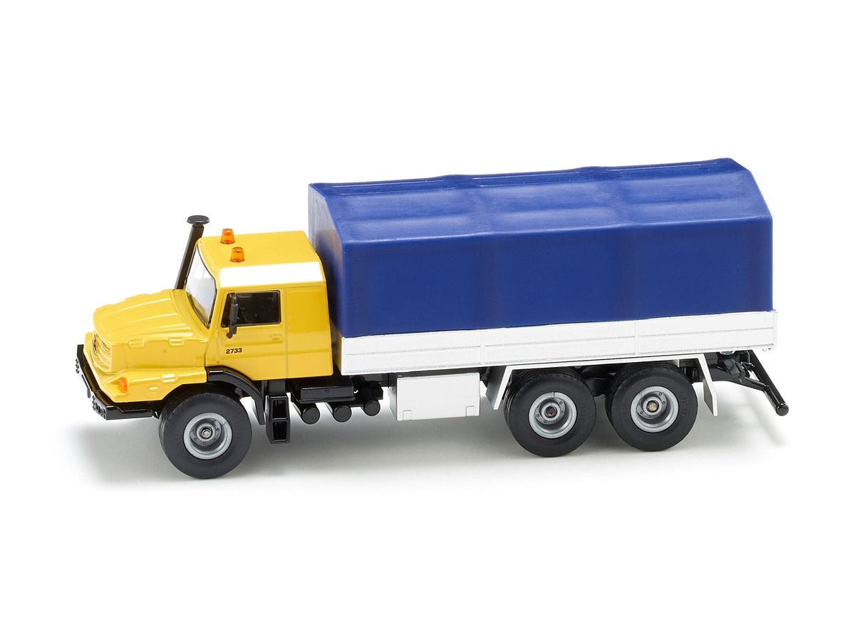 Siku 1:50 Mercedes Zetros with Covered Tray-SKU3547-Animal Kingdoms Toy Store