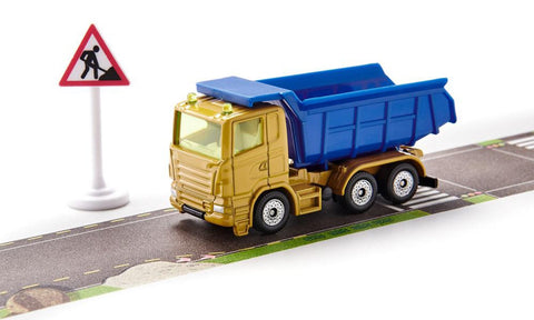 Siku Dump Truck With 5m Road Tape-SKU1600-Animal Kingdoms Toy Store