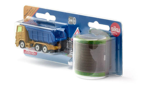Siku Dump Truck With 5m Road Tape-SKU1600-Animal Kingdoms Toy Store