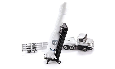 Siku Scania Low Loader with ESA Rocket-SKU1614-Animal Kingdoms Toy Store