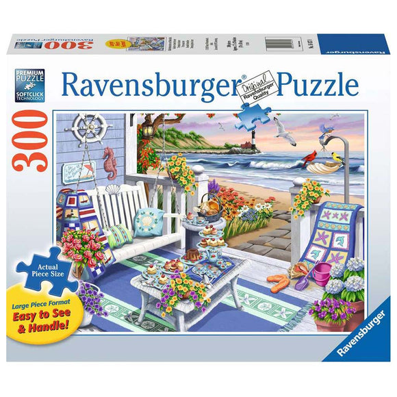 Ravensburger Seaside Sunshine 300pc Large Format Puzzle-RB16437-0-Animal Kingdoms Toy Store