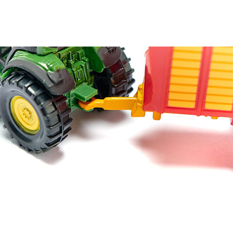 Siku John Deere 7530 with Silage Trailer-SKU1650-Animal Kingdoms Toy Store