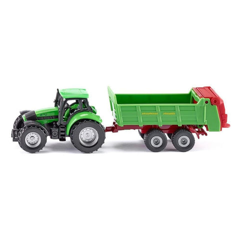 Siku Deutz-Fahr Agrotron 265 with Spreader-SKU1673-Animal Kingdoms Toy Store