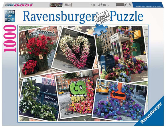 Ravensburger Nyc Flower Flash 1000pc-RB16819-4-Animal Kingdoms Toy Store