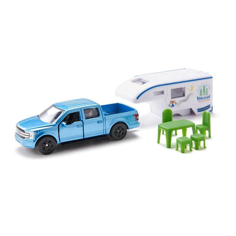 Siku Ford F150 Pick Up Camper-SKU1693-Animal Kingdoms Toy Store