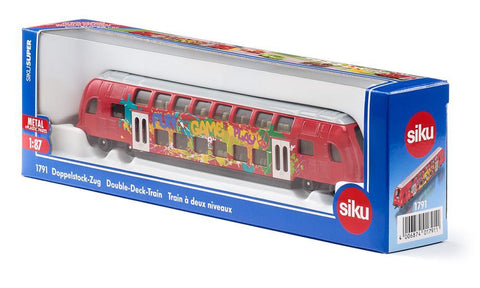 Siku 1:87 Double-Decker Train-SKU1791-Animal Kingdoms Toy Store