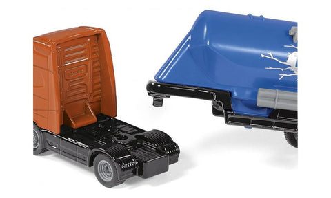 Siku 1:87 Truck with Silo Trailer-SKU1792-Animal Kingdoms Toy Store