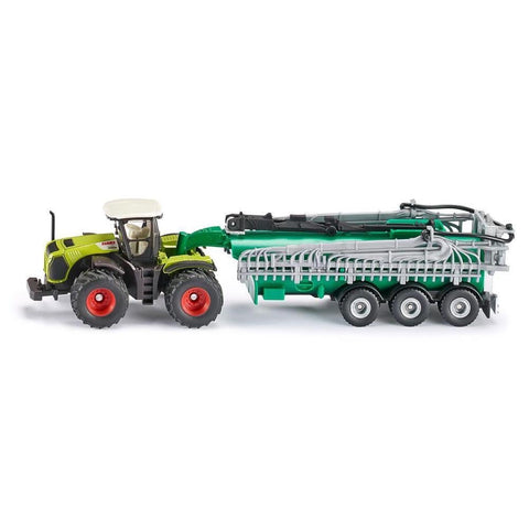 Siku 1:87 CLAAS Xerion 5000 with Tanker-SKU1827-Animal Kingdoms Toy Store