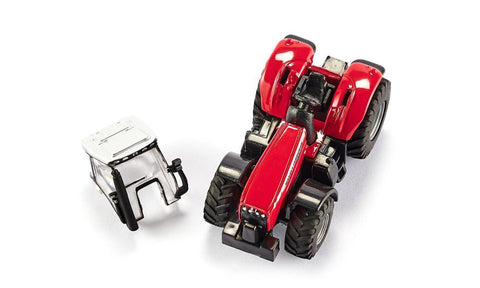 Siku 1:87 Massey Ferguson 8480 with Trailer-SKU1844-Animal Kingdoms Toy Store