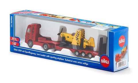 Siku 1:87 Mercedes Truck with Stunt Plane-SKU1866-Animal Kingdoms Toy Store