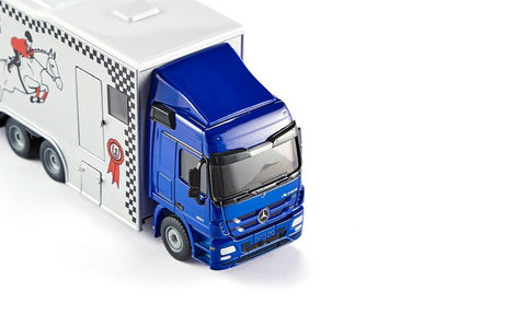 Siku 1:50 Mercedes Actros Horse Truck-SKU1942-Animal Kingdoms Toy Store