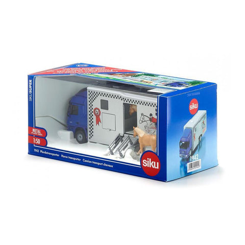 Siku 1:50 Mercedes Actros Horse Truck-SKU1942-Animal Kingdoms Toy Store