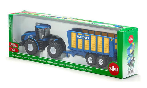 Siku 1:50 New Holland T9.560 with Trailer-SKU1947-Animal Kingdoms Toy Store