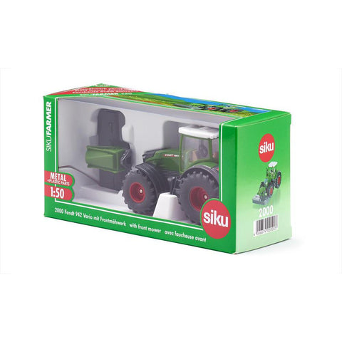 Siku 1:50 Fendt 942 Vairo with Front Mower-SKU2000-Animal Kingdoms Toy Store