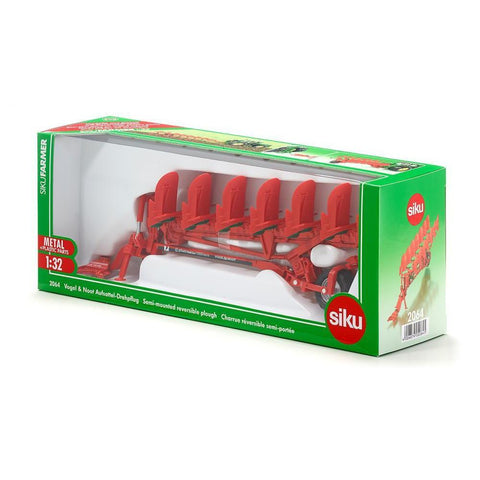 Siku 1:32 Vogel & Noot Reversible Plough-SKU2064-Animal Kingdoms Toy Store