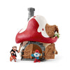 Schleich Smurf House with 2 figurines-20803-Animal Kingdoms Toy Store