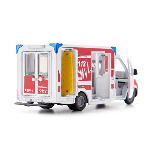Siku 1:50 Mercedes-Benz Sprinter Miesen Type C Ambulance-SKU2115-Animal Kingdoms Toy Store
