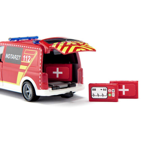 Siku VW T6 Fire Department Emergency Van-2116-Animal Kingdoms Toy Store