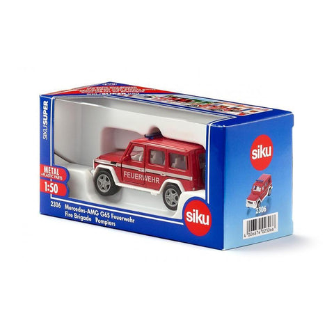 Siku 1:50 Mercedes G65 AMG - 'Feuerwehr'-SKU2306-Animal Kingdoms Toy Store